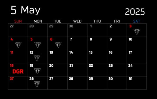 5月の定休日のお知らせ