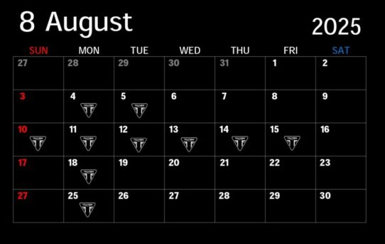 『8月の定休日のお知らせ』