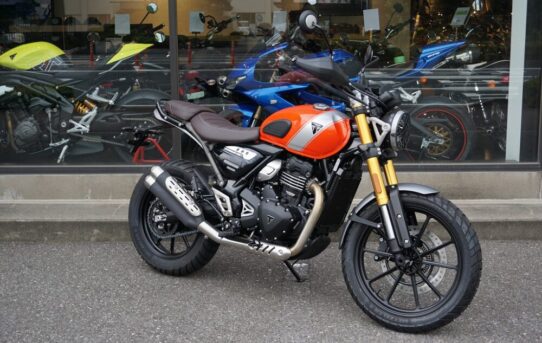 『在庫車両』Scrambler400X Baja Orange / Aluminium Silver