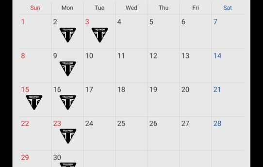 11月の定休日のご案内
